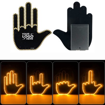 LED Car Finger Light with Remote
